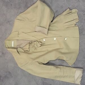 Beautiful beige/khaki linen blazer size 8